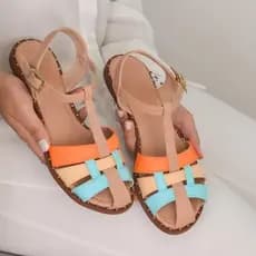 💕 Sandália Fisherman Rasteira Feminina Bico Fechado Leve Confortável Gladiadora Top em Vendas!