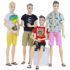 Boneco ken  Modelos Articulados com acessórios diversos...