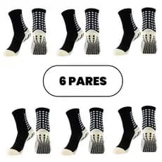 Kit 6 pares Meias Esportivas De Algodão De Boa Qualidade Para Futebol Sem Deslizamento