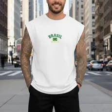 Regata Oversized Brasil Premium – Modelagem Ampla, Estilo Urbano Moderno e Conforto Superior