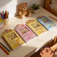 Caderno Surpresa Máquina de Capsula!  | Escreva, Gire e Ganhe um Brinde!
