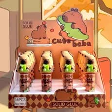 Cola em Bastão da Capivara  | Gruda Bem e Não Suja | Para Trabalhos Escolares