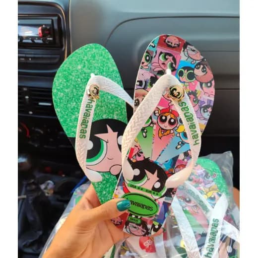 Chinelo Havaianas Original Personagens Meninas super poderosas
