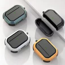 Capa Para AirPods pro 3 Caso TPU PC Anti-Queda 3 2 Fone De Ouvido Sem Fio Com Chaveiro