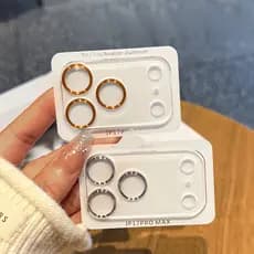 Protetor de câmera traseira transparente de peça única para iPhone 17 Pro Max.