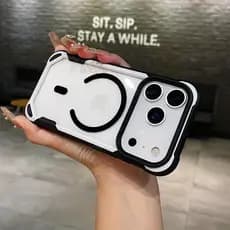 Capa magnética de alta qualidade e resistente a impactos para iPhone 17 Pro Max.