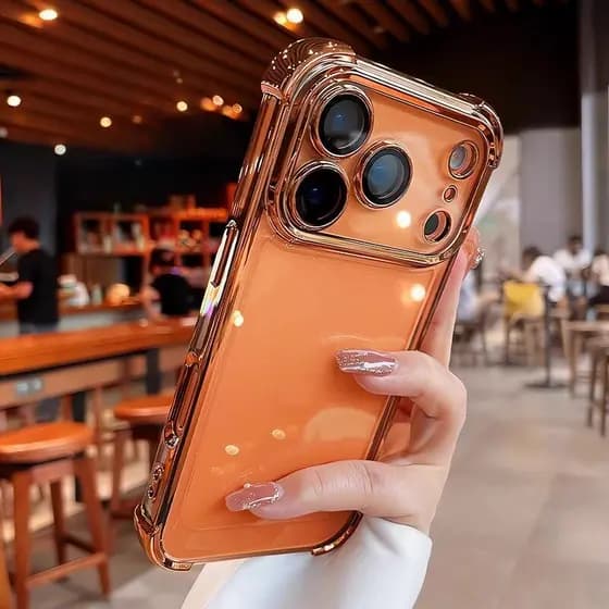 Capa Capinha Tpu Anti Impacto Transparente Para IPhone 17 15 16 Pro Max Pronto Entrega