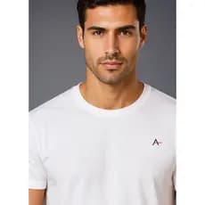 Camiseta Masculina Algodão Casual Estilo Moderno Promoção