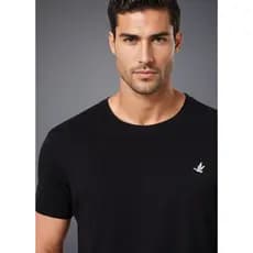 Camiseta Masculina Algodão Casual  Broo Estampada Elegante Blusa Bonita