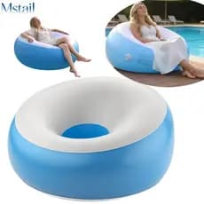 Matail Sofá inflável portátil em PVC sofá inflável dobrável para camping e piscina