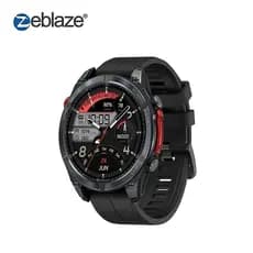 Relógio inteligente Zeblaze Stratos 4 com GPS, tela AMOLED de 1,43 polegadas e posicionamento por 6 satélites integrado.