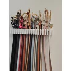 Suporte de Cintos de Parede ou Guarda-Roupas | Organizador