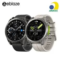 PROTOOL Zeblaze Vibe 8 Smartwatch 1.43 Amoled Aço Inoxidavel Lente de Safira 5ATM Grau Militar