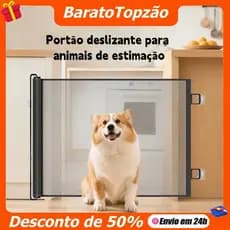 Portões/Telas de Segurança para Bebês e Animais de Estimação, Cercados Internos, Cercados Retráteis - Envio Imediato!!!