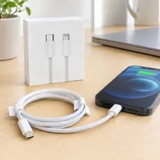 Cabo  Tipo C para Lightning iphone IOS 1 Metro Marca Kaidi