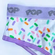 Kit 12 Calcinhas Pop Adulto Tanga 100% Algodão Cós Largo Estampadalili