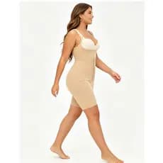 Body Modelador Feminino Redutor Abdômen Cintura Alta Ajustável