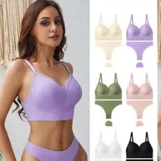 Conjunto de sutiã e camiseta feminino que levanta os seios e previne a flacidez.
