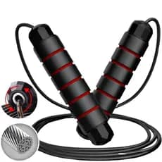Corda de Pular 3m Listrada Profissional Várias Cores Crossfit Resistente Ajustável Treino PVC Aço