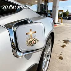 Qyfz temu Adesivos de carro mais vendidos transfronteiriços Fornecimento exclusivo em cruz Design criativo Adesivos de c