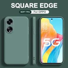 Para OPPO A38 A18 A58 A3X A3 Pro A15 A15S A16 A17 A54 A57 A60 A74 A76 A77 A77S A78 A79 A94 A95 A96 A98 Candy Color Squar