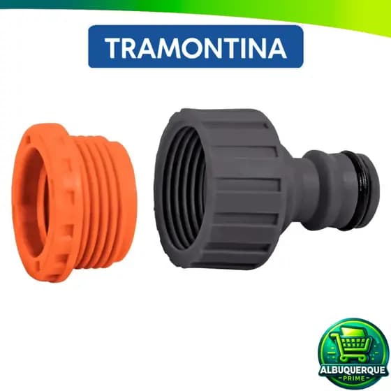 Bico Adaptador de Mangueira c/ Rosca 3/4 e Redução 1/2  Tramontina Original