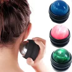 Mini Bola De Rolo De Massagem Portátil Fitness Meridiano Fáscia Óleo Essencial Resina Pescoço Volta Perna Massageador Co