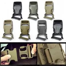 2 Peças De Fivelas De Liberação Rápida Para Colete/Mochila Urável Acessórios De Fivela De Pacote De Emergência Com Alça