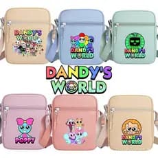 Dandy's world Bolsa De Ombro Crossbody Moda Impressa Pequena Quadrada Viagem Versátil Presente