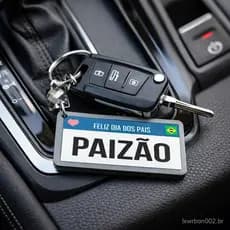 KIT Chaveiros Feliz Dia Dos Pais Em Mdf Adesivado Paizão