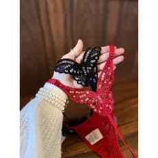Calcinha Feminina Renda Borboleta Regulável Moda Íntima