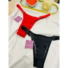 Kit com 2 Calcinhas de Renda com Fio Duplo Feminina