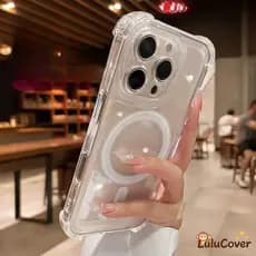 Caixa Transparente Magnética Para Redmi Note 15 14 Pro Plus 14S 14 12 Turbo 13 12 11 12S 11S 10 Max 10S 5G Capa De Telef