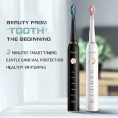 Escova de dentes elétrica sônica inteligente, autêntica, best-seller internacional, com 5 modos de limpeza, carregamento