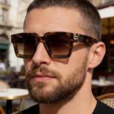 Óculos de sol quadrados grandes cravejados de diamantes feminino milionário mesmo estilo óculos de sol masculino na moda