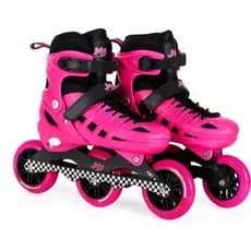 Patins 3 Rodas Profissional Roller Inline  - Rodas 100mm | Alta Performance | Suporta até 120kg + Bolsa