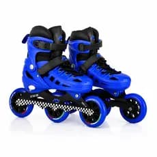 Patins Profissional Roller Inline 3 Rodas - Rodas 100mm | Alta Performance | Suporta até 120kg + Bolsa Top