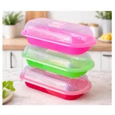Porta Pão Plástico Com Tampa | Porta Pães Cozinha Mantimentos | Saladeira!!!! PROMOÇÃO IMPERDIVEL!!!
