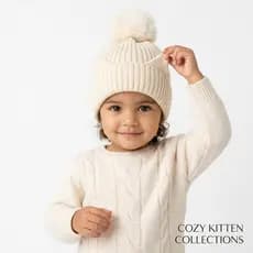 Gorro Infantil com Pompom - Forrado e Quente para Inverno 2026, Meninos e Meninas