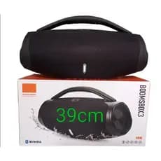 CAIXA DE SOM BOOMSBOX 3 GRAVE ALTO GIGANTE 39cm 80w
