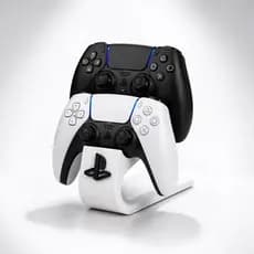 Suporte Duplo para Controle PS5 | Base Organizador para 2 Controles Suporte Gamer