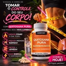 Quitosana Pura | Suplemento natural | Legitimo | Purefort