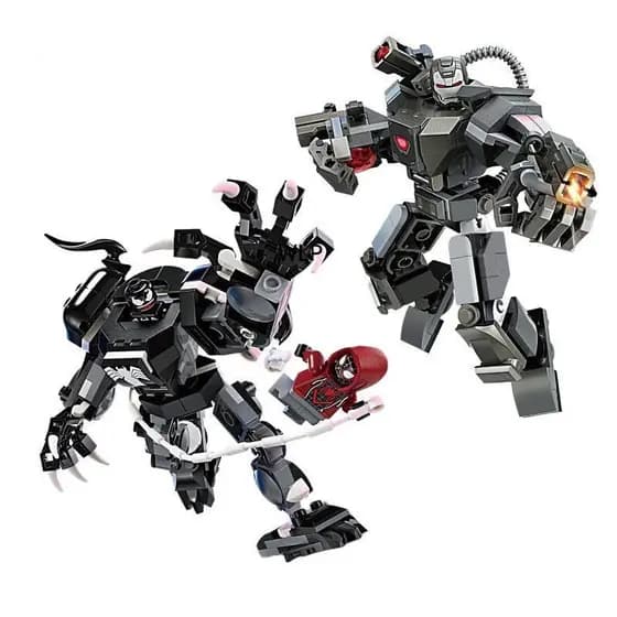 134PCS Venom Mecha robô Super-herói 76276 Marvel Homem-Aranha Crianças brinquedos educativos blocos de construção