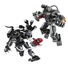 134PCS Venom Mecha robô Super-herói 76276 Marvel Homem-Aranha Crianças brinquedos educativos blocos de construção