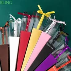 BLING 10 Peças Caixa De Buquê De Janela , Papel De Embrulho Exibição De PVC Do Dia Dos Namorados , Transparente