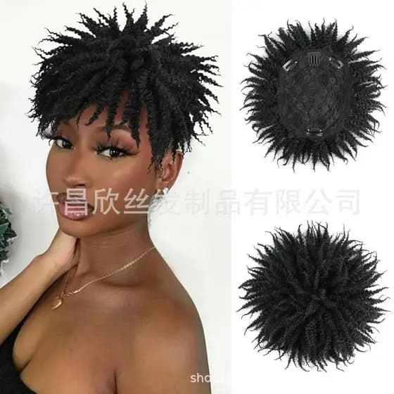 Xu Chang comércio exterior Cross-Border novo produto Dreadlocks peruca peruca lagarta tranças sujas bloco de cabelo peru