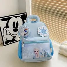 Mochila Escolar Infantil da Princesa Elsa, Mochila Ultralight do Homem-Aranha com Redução de Carga CM9F