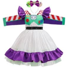 Fantasia de Cosplay Toy Story 5 para Meninas, Vestido de Princesa para Festa de Halloween e Carnaval, Vestido de Fantasi