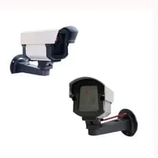 Kit 2 Micro Câmera Falsa com Led para Segurança Residencial Industrial Security Part Intelbras