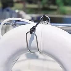 TKEY 304 Suporte De Boia Salva-Vidas De Aço Inoxidável , Anel De Ferradura Para Barcos , Iates , Hardware De Grau Marinh